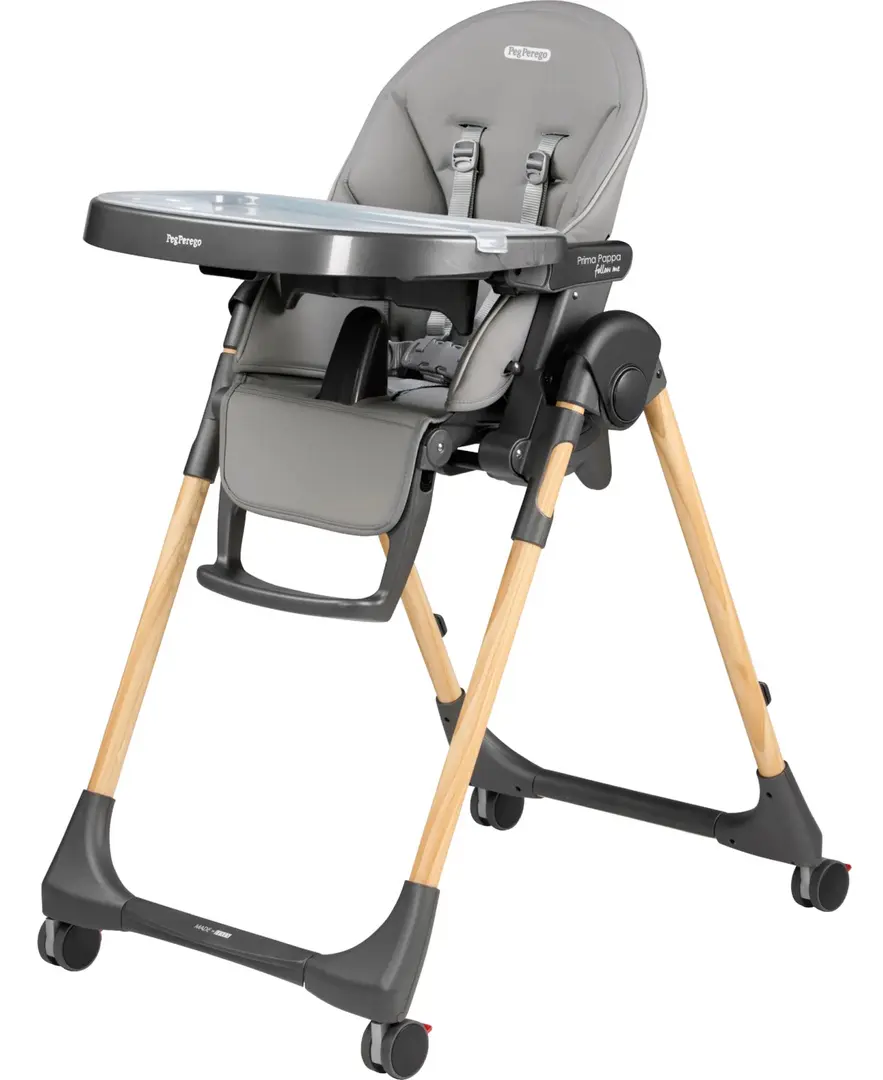 Scaun pentru hranire Peg-Perego Prima Pappa Follow Me (Ambiance Ice)