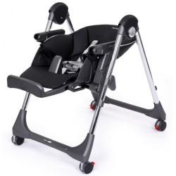 Scaun pentru hranire Peg-Perego Prima Pappa Follow Me (Hi-Tech Licorice) Thumb
