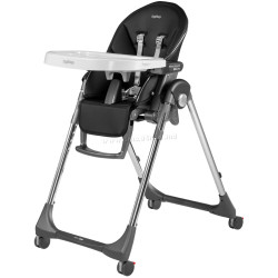 Scaun pentru hranire Peg-Perego Prima Pappa Follow Me (Hi-Tech Licorice)
