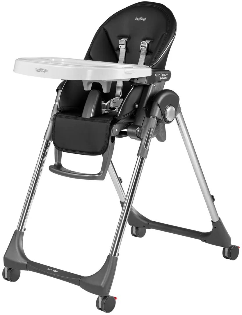 Scaun pentru hranire Peg-Perego Prima Pappa Follow Me (Hi-Tech Licorice)