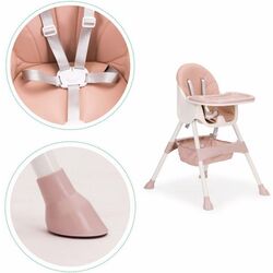 Scaunel pentru hranire 2in1 Procart 584194 (Pink) Thumb
