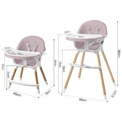 Стульчик для кормления 3в1 Procart SK8965 (Pink) Thumb