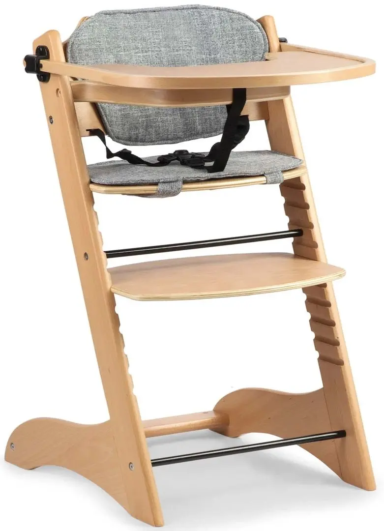 Стульчик для кормления 5в1 RicoKids Loni (Wood/Grey) - 2