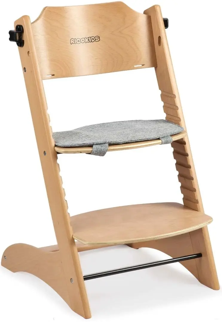 Стульчик для кормления 5в1 RicoKids Loni (Wood/Grey) - 4