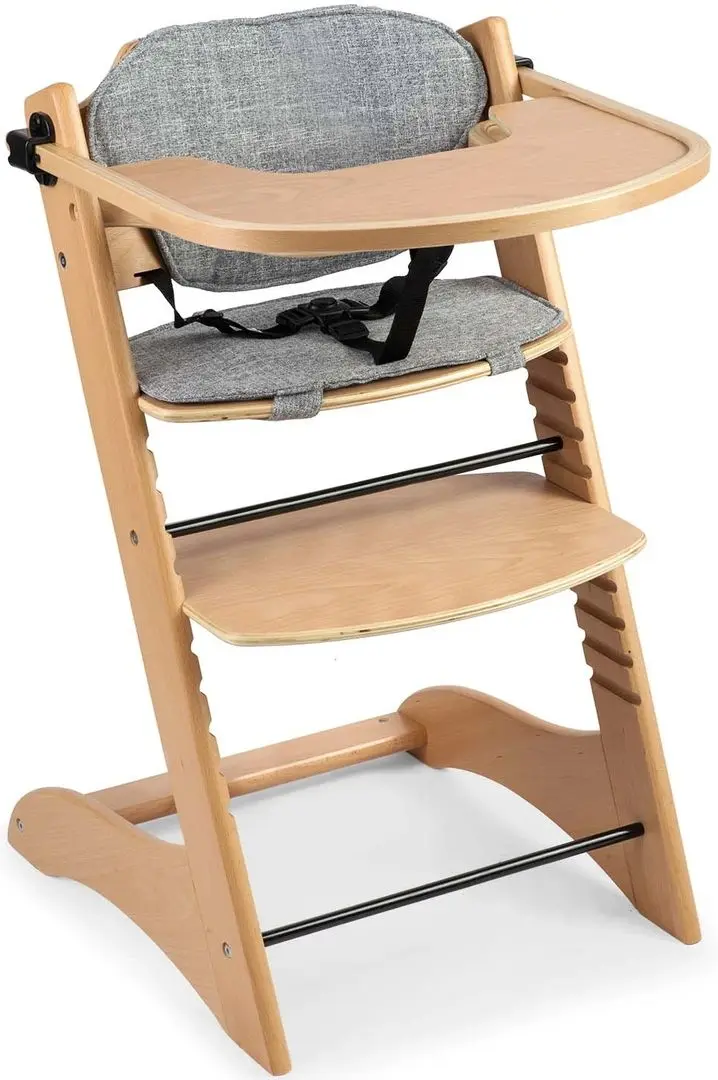 Стульчик для кормления 5в1 RicoKids Loni (Wood/Grey)