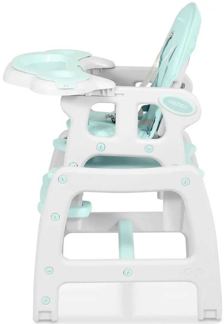 Scaun pentru hranire 5in1 Ricokids Sinco (Turquoise/White) - 2
