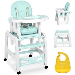 Scaun pentru hranire 5in1 Ricokids Sinco (Turquoise/White) Thumb