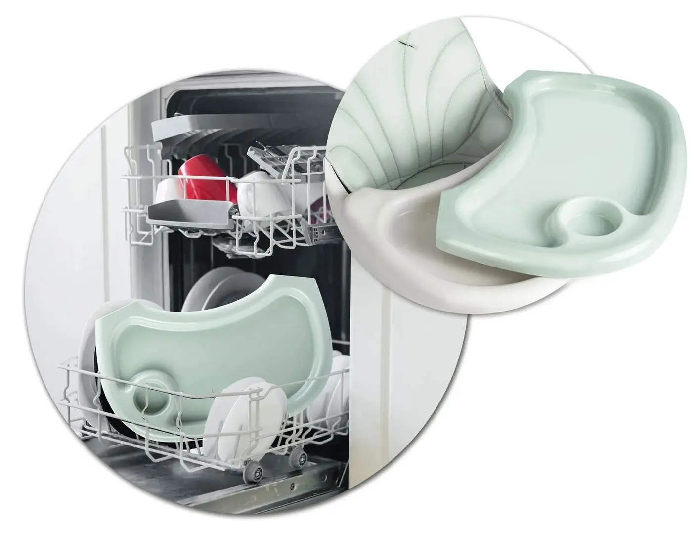 Scaun pentru hranire Ricokids Milo (Mint)