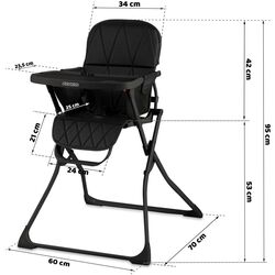 Scaun pentru hranire Ricokids Nuco (Black) Thumb