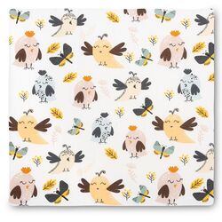 Подушка-бустер на стул Sensillo Birds (White) Thumb