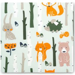 Подушка-бустер на стул Sensillo Fox and Hare (Light Blue) Thumb