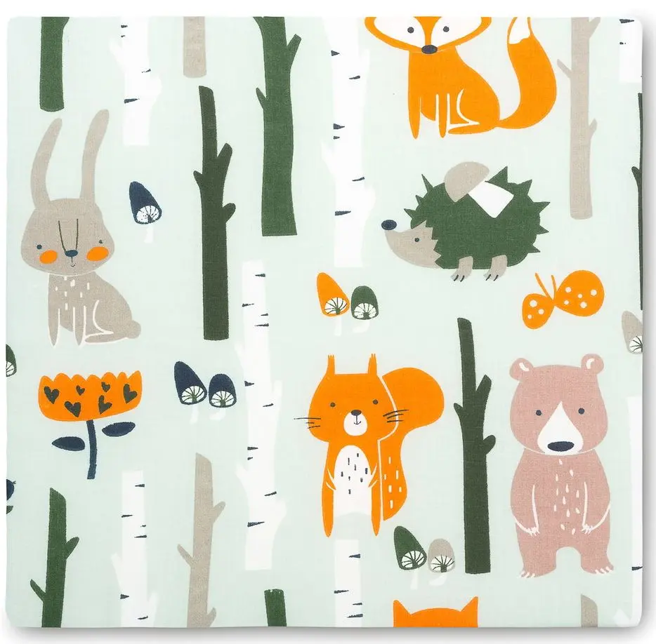 Подушка-бустер на стул Sensillo Fox and Hare (Light Blue) - 3