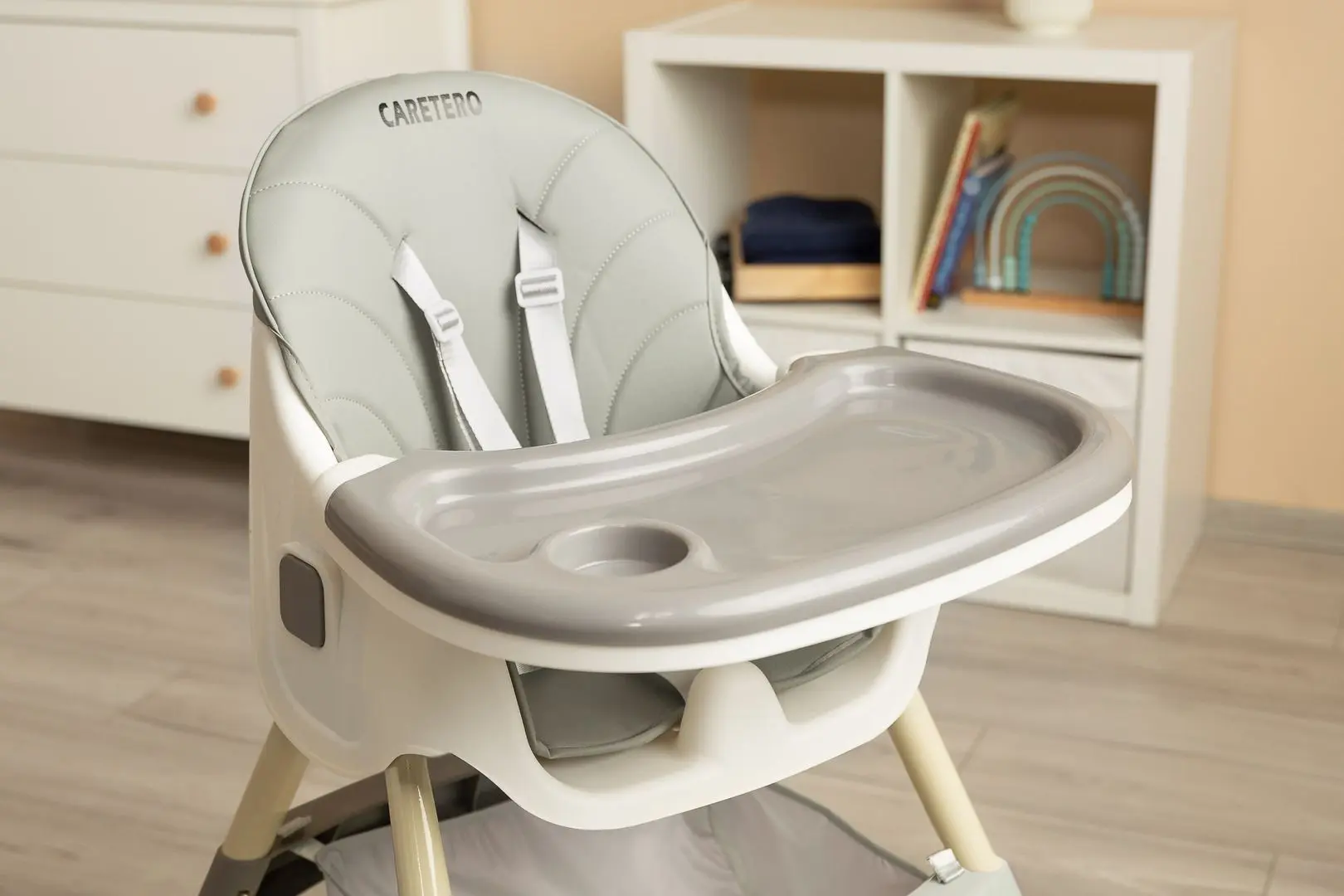 Scaun pentru hranire 2in1 Caretero Bill (Gray)