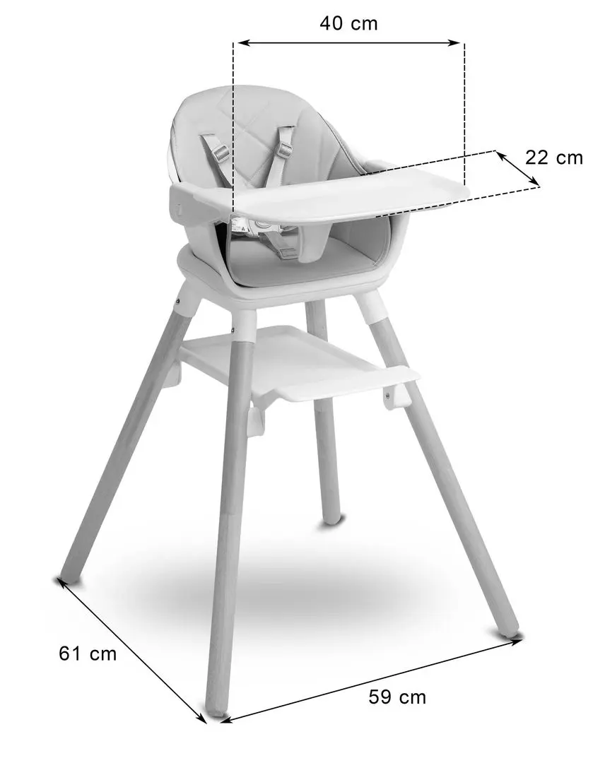 Scaun pentru hranire Caretero Bravo (Beige)