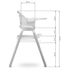 Scaun pentru hranire Caretero Bravo (Beige) Thumb