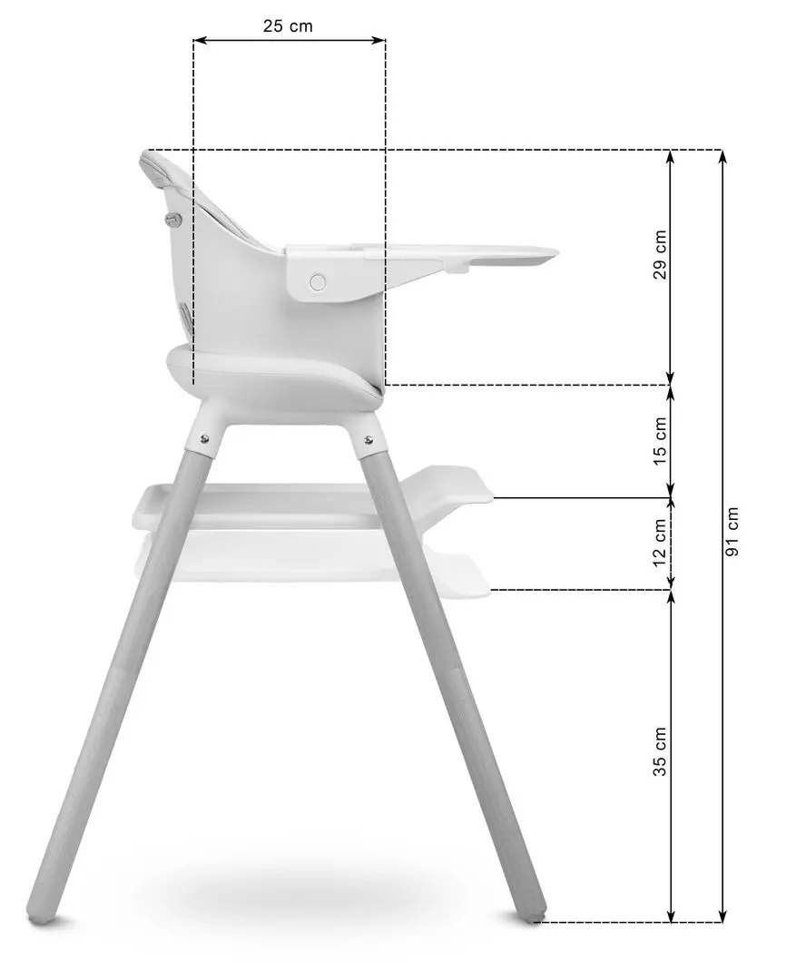 Scaun pentru hranire Caretero Bravo (Beige)