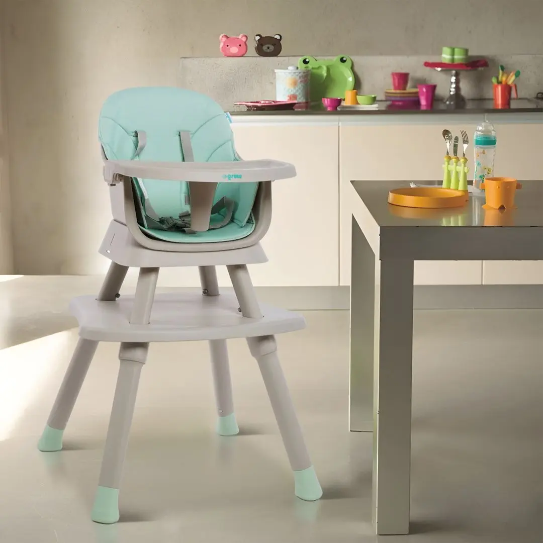 Стульчик для кормления 5в1 U-Grow UGSH-015MINT (Mint/Grey) - 4