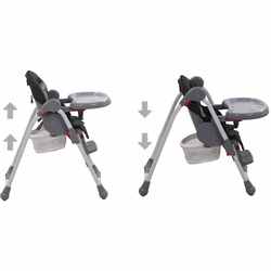 Scaun pentru hranire VidaXL 10188 (Grey) Thumb