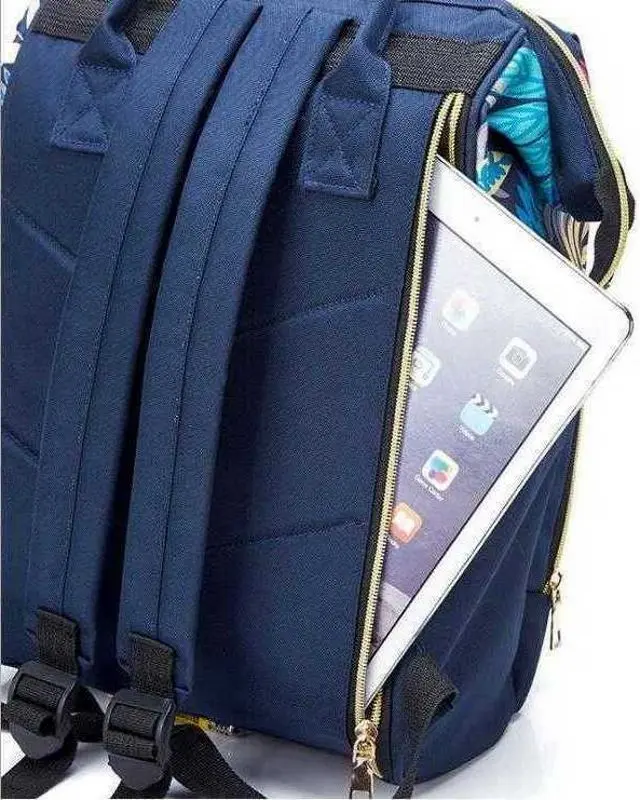 Сумка для мамы Bambinice Leaves (Blue)