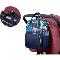 Сумка для мамы Bambinice Leaves (Blue) Thumb