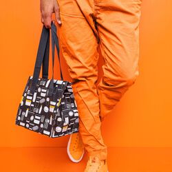 Sacosa Ikea Fladdrig cu model 25x16x27 (Gri) Thumb