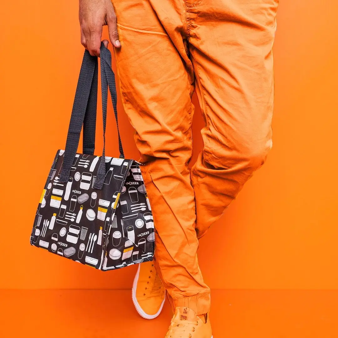 Sacosa Ikea Fladdrig cu model 25x16x27 (Gri)