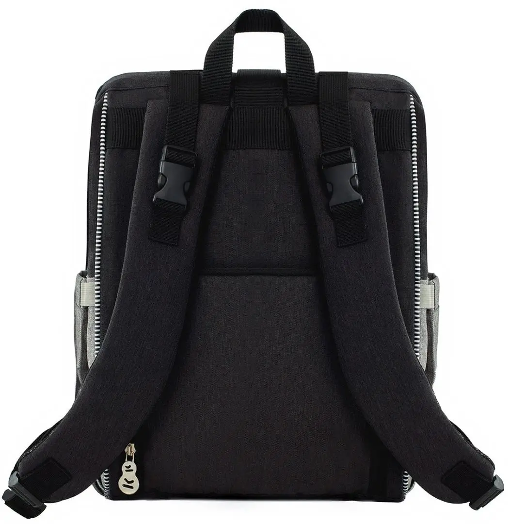 Geanta pentru mamici KinderKraft Molly (Black/Grey)