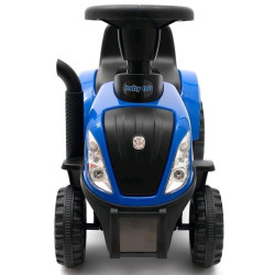 Tolocar Baby Mix Tractor With Trailer (Blue) Thumb