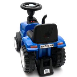 Tolocar Baby Mix Tractor With Trailer (Blue) Thumb