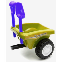 Tolocar Baby Mix Tractor With Trailer (Yellow) Thumb