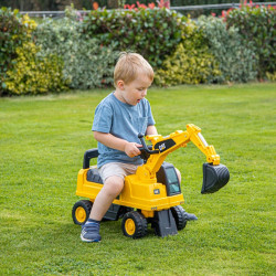 Tolocar Caretero Baby Mix Excavator (Yellow) Thumb