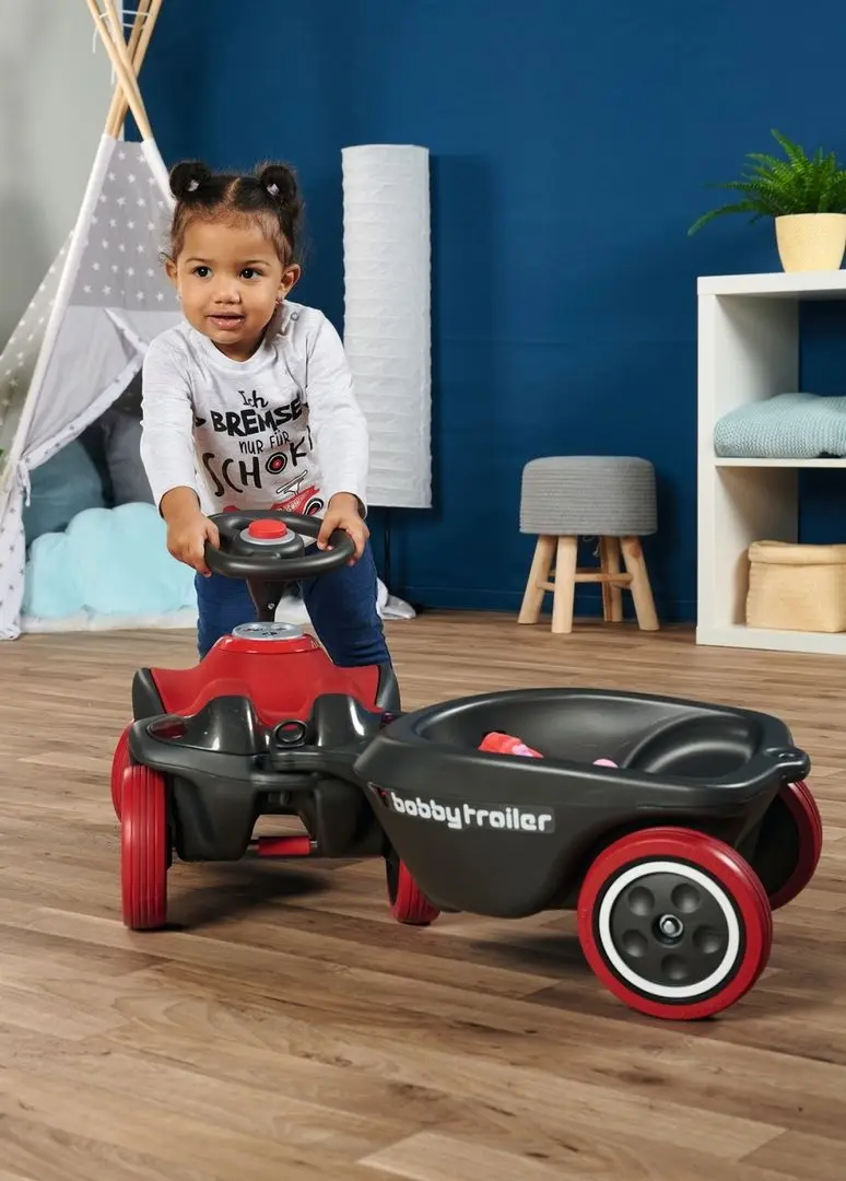 Прицеп для толокара Big Bobby Car Next 56288 (Grey) - 4