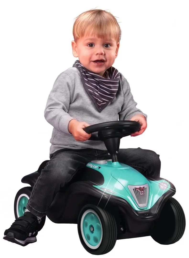 Толокар Big Bobby Car Next 56232 (Black/Turquoise) - 4