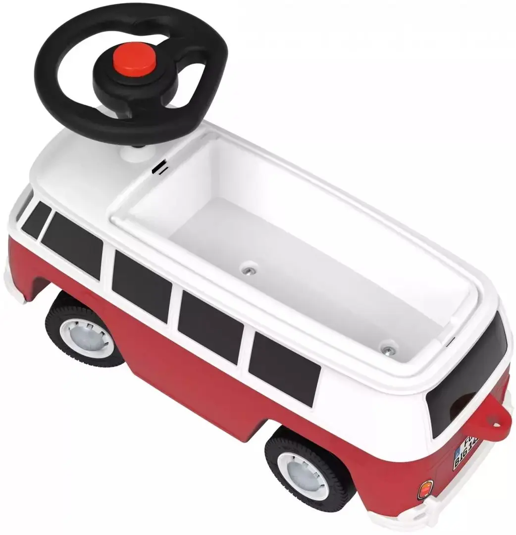 Толокар Big Volkswagen Van Car Auto (White/Red) - 3