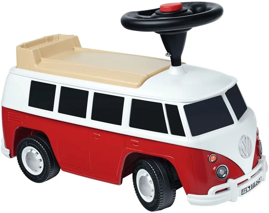 Толокар Big Volkswagen Van Car Auto (White/Red)