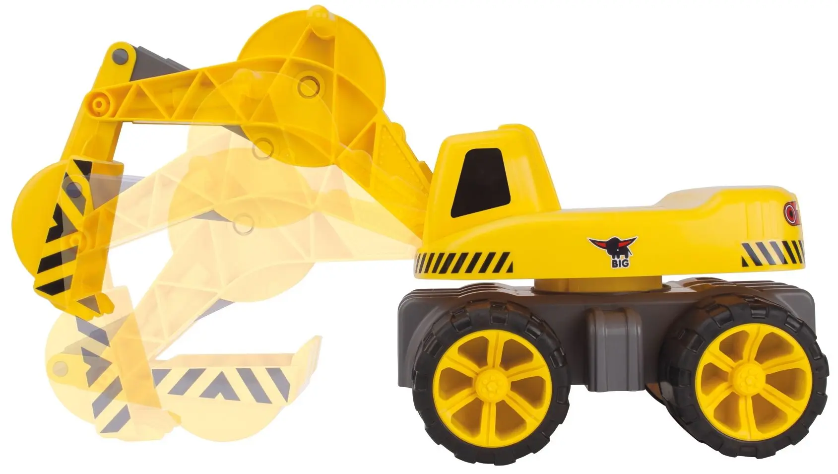 Толокар-экскаватор Big Power Worker Maxi Digger 55811 (Yellow) - 5