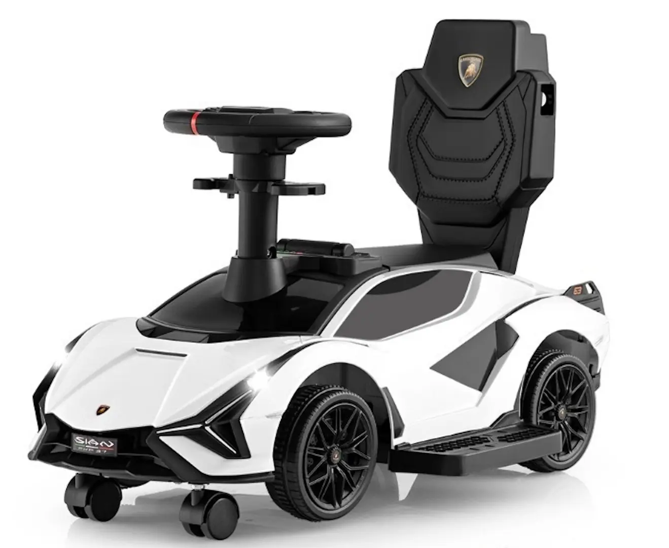 Tolocar 3in1 Costway Lamborghini TQ10156BS (Black/White)