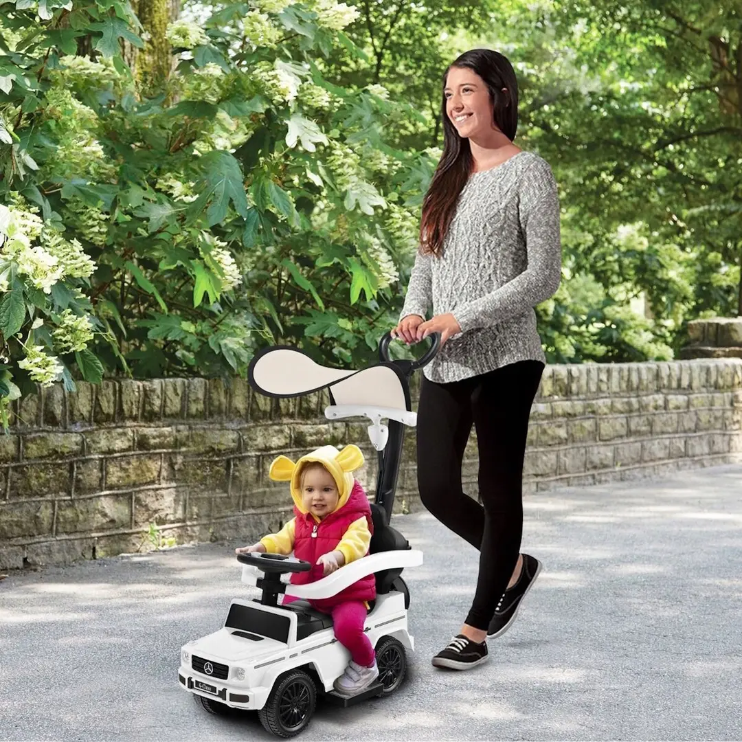 Tolocar 3in1 Costway Mercedes-Benz G350 TQ10076WH (Black/White)