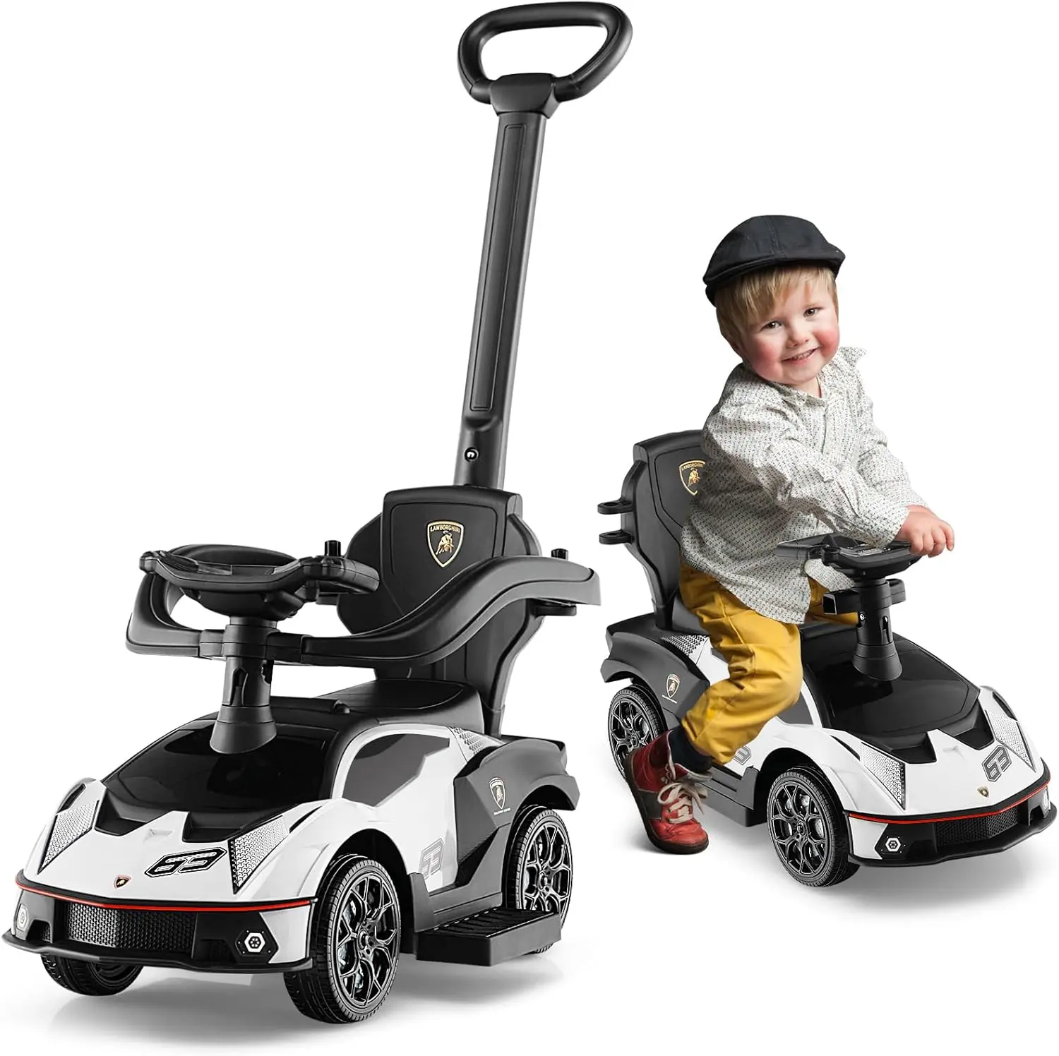 Tolocar 3in1 Costway TQ10118WH (Black/White)