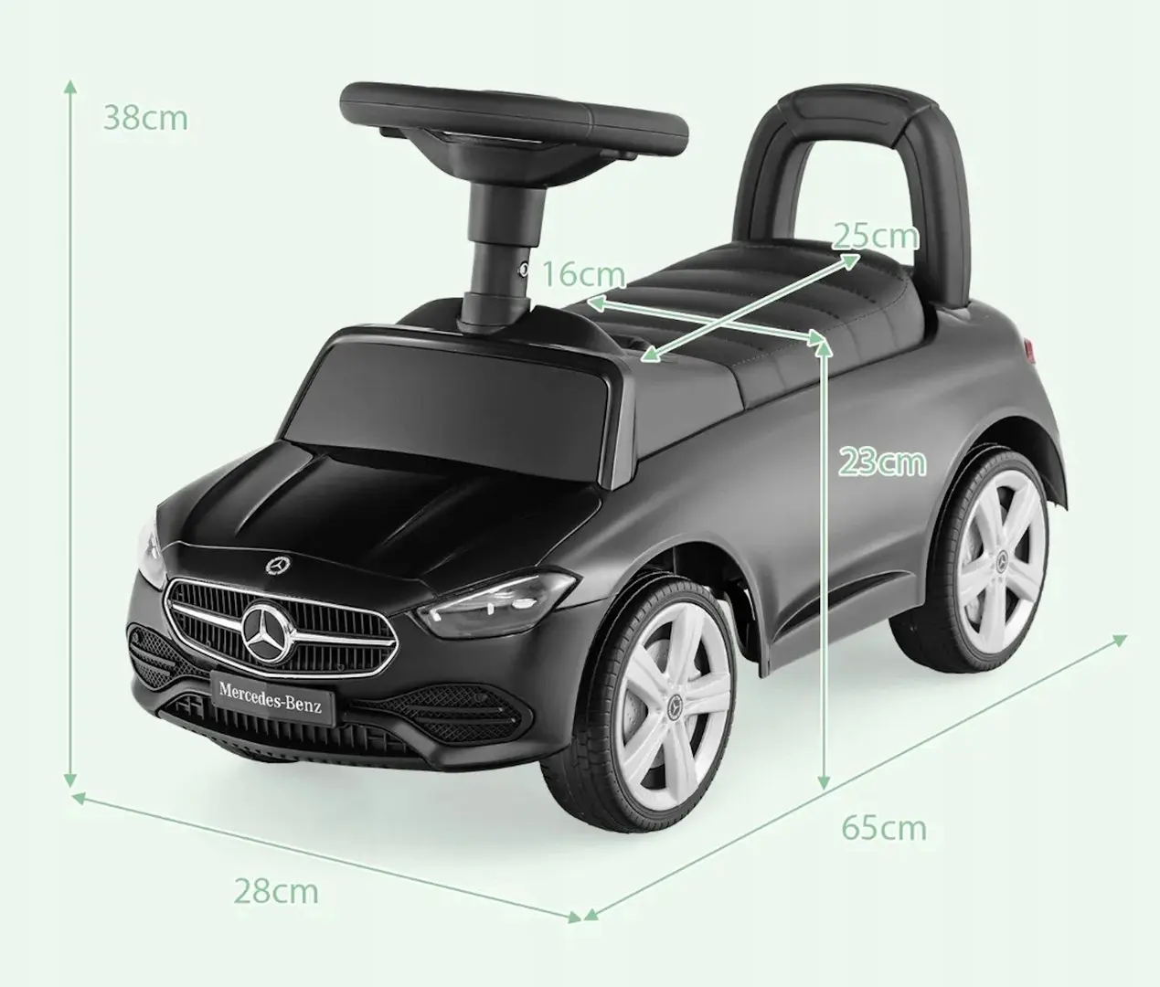 Толокар Costway Mercedes-Benz TQ10364DK (Black)