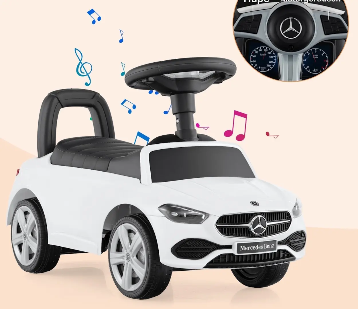 Tolocar Costway Mercedes-Benz TQ10364WH (White) - 3