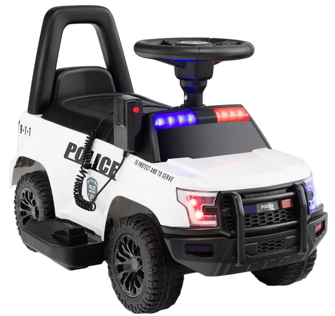 Tolocar Costway Police TQ101 11DE-WH (Black/White)