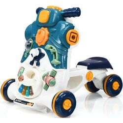 Tolocar cu centru de joaca Costway TY592797BL (Blue/White)