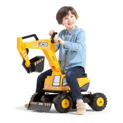 Tolocar-excavator Falk JCB 135 (Yellow/Black) Thumb
