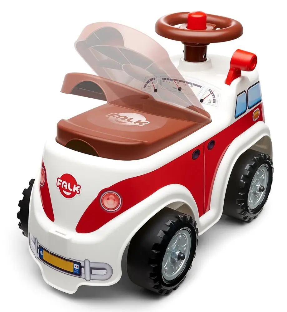 Tolocar Falk Vintage Minivan 703 (White/Red) - 2