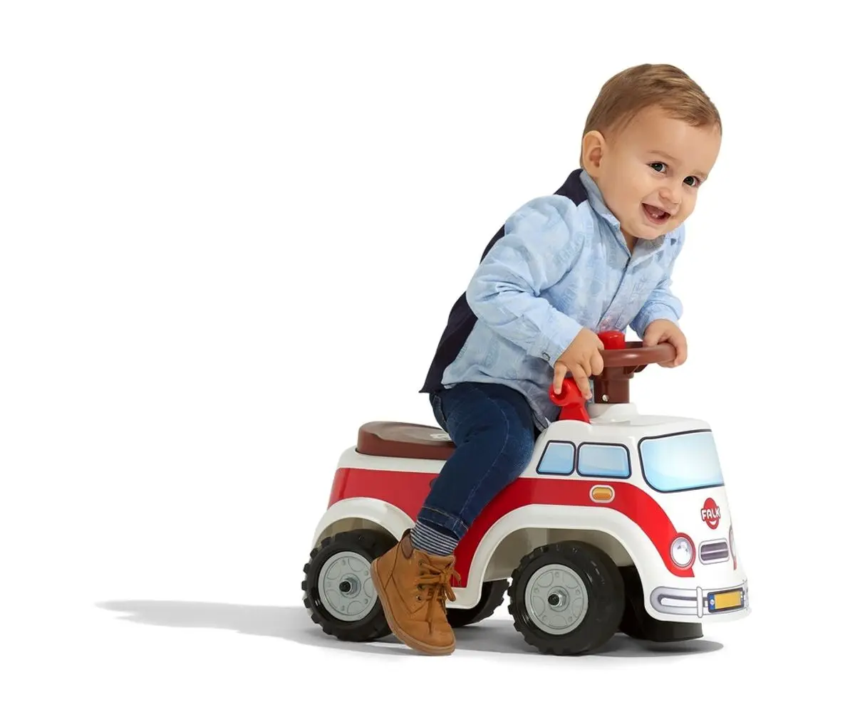 Tolocar Falk Vintage Minivan 703 (White/Red) - 4