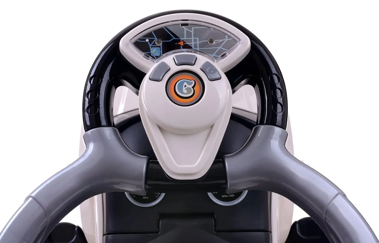 Tolocar 3in1 FunFit Kids Sport Car 1623 (Cream/Black) - 15