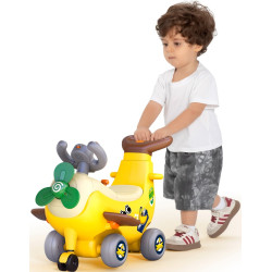 Tolocar 4in1 Hola Toys Ride-on & Push Around Banana Plane HE9983 (Yellow) Thumb