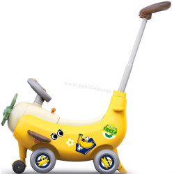 Tolocar 4in1 Hola Toys Ride-on & Push Around Banana Plane HE9983 (Yellow)