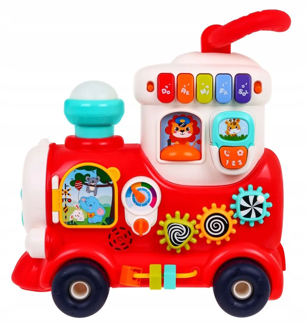 Толокар Hola Toys Train 4in1 8990 (Red/White)